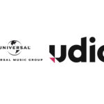 Firmenlogos Udio und Universal Music